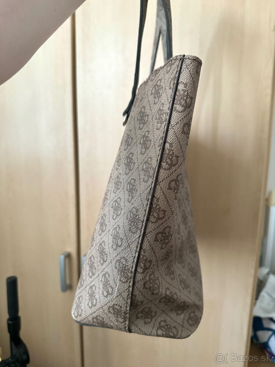 Guess originál kabelka - veľká hnedá - 3