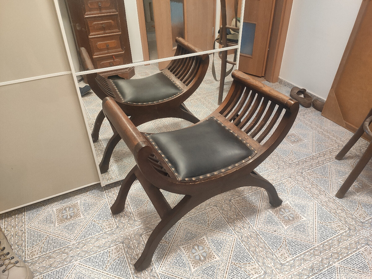 Kartini -teak drevo lavička stolička - 3