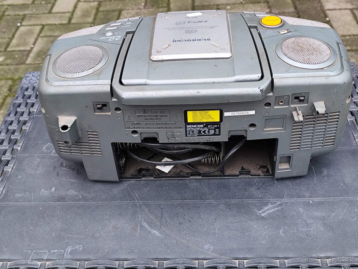 rádiomagnetofón Sencor - 3