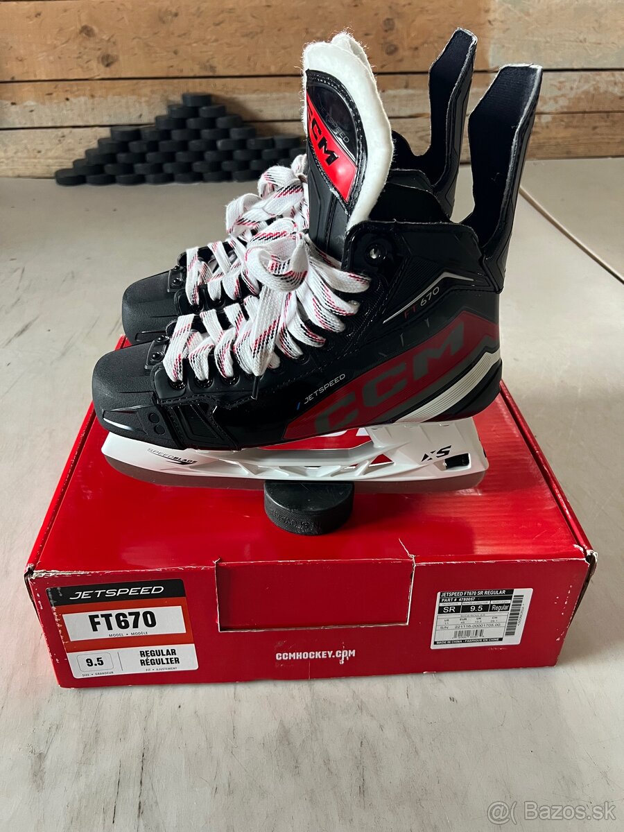 Predám korčule CCM Jetspeed FT670 SR - 3