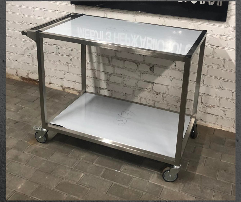 Nerezové servírovacie vozíky - 3