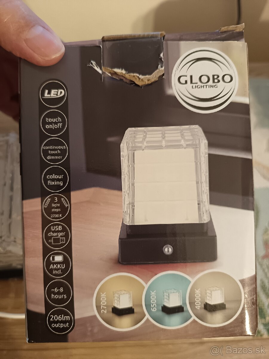 GLOBO LED lampa dotyková - 3