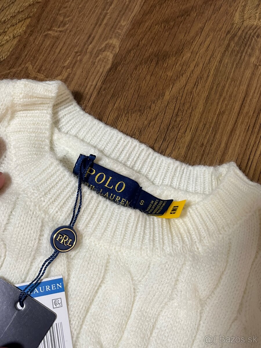 Polo Ralph Lauren sveter biely - 3