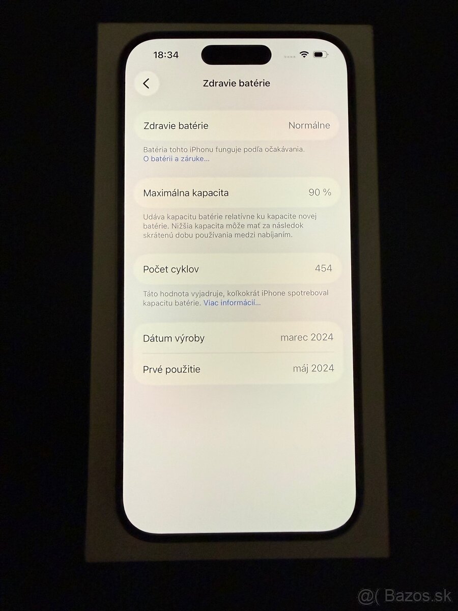 iphone 15pro 128gb - natural titanium - 3