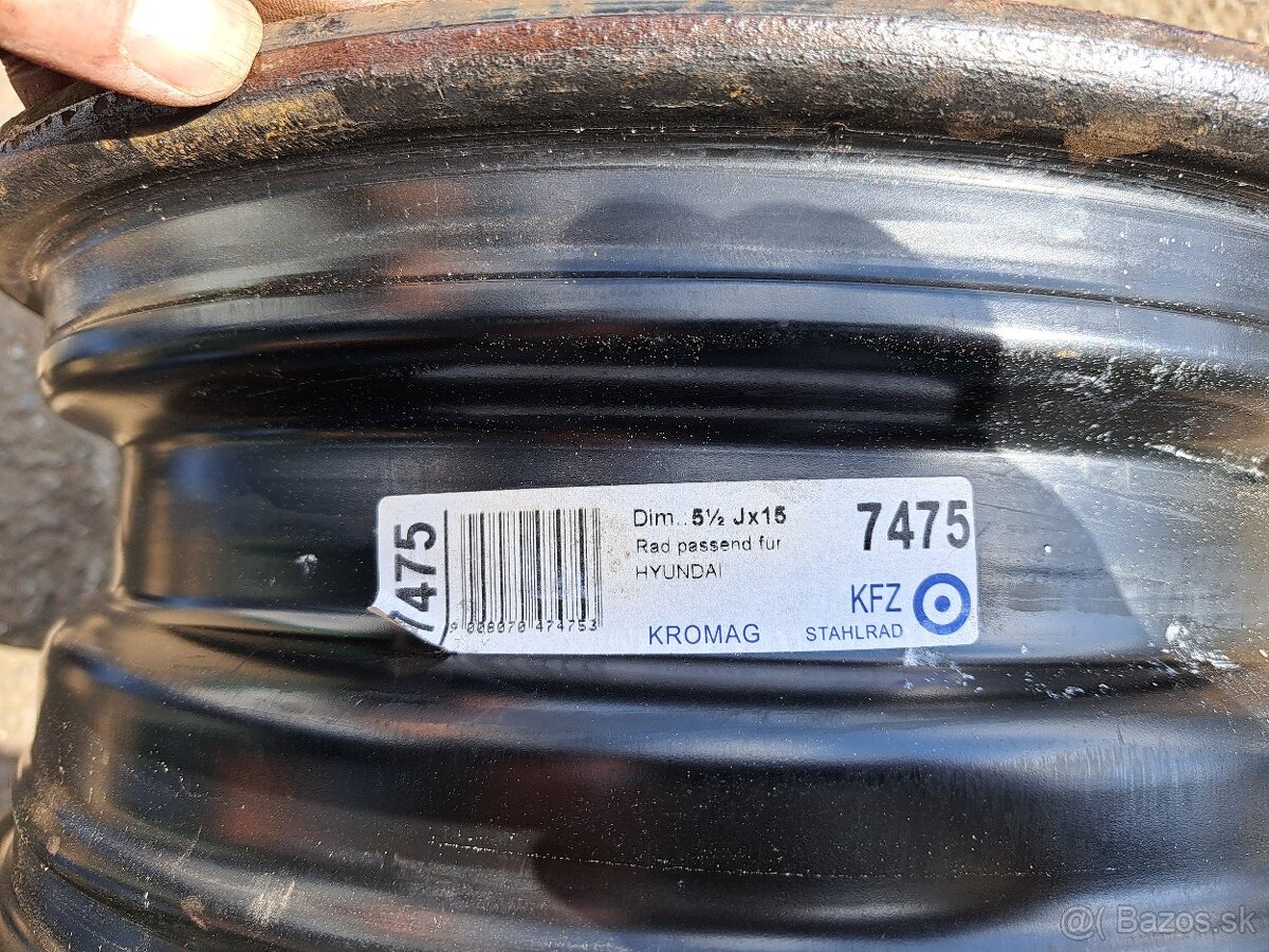 Predám plechové disky KBA - 3