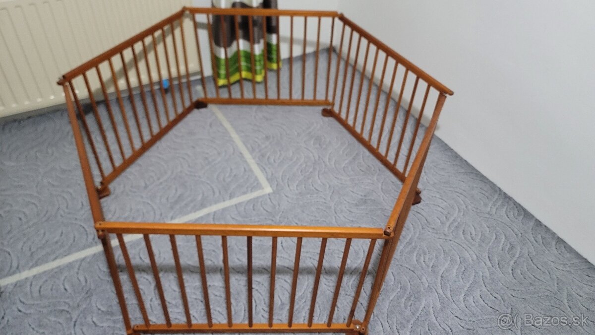 Drevená detská ohrádka - 3
