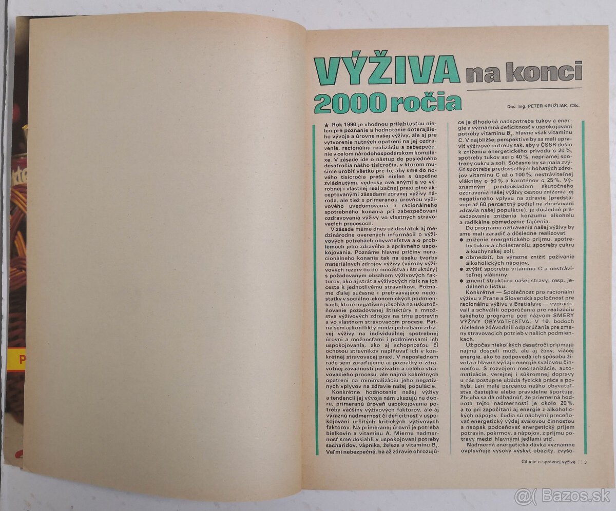 Čítanie o správnej výžive \'90 - 3