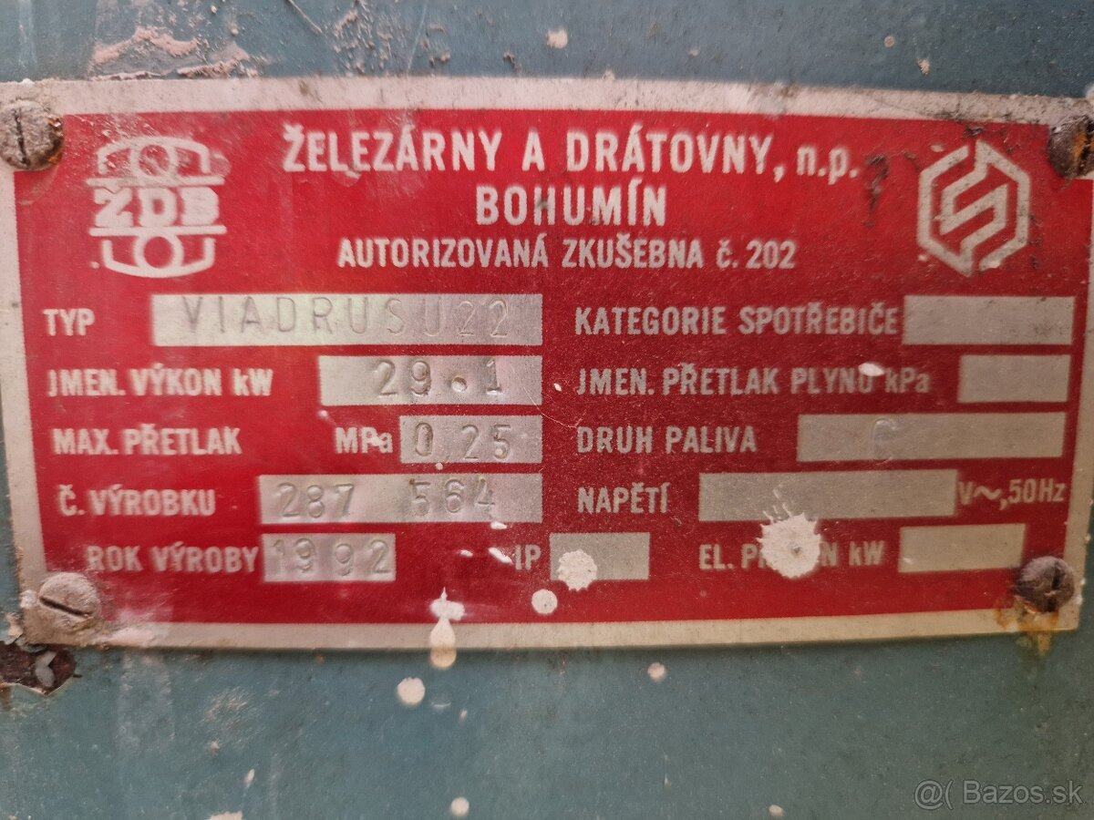 Predam kotol Viadrus U22 - 3