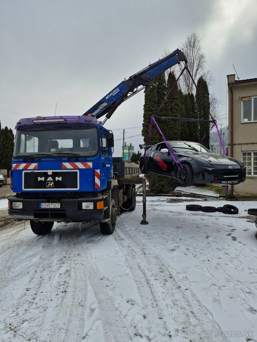 Preprava 3 stranným vyklapačom s hydraulickou rukou - 3