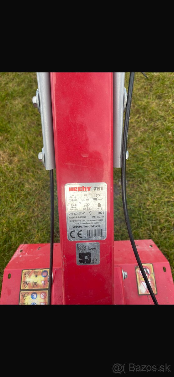 Predám motorový kultivátor HECHT 761 - 3