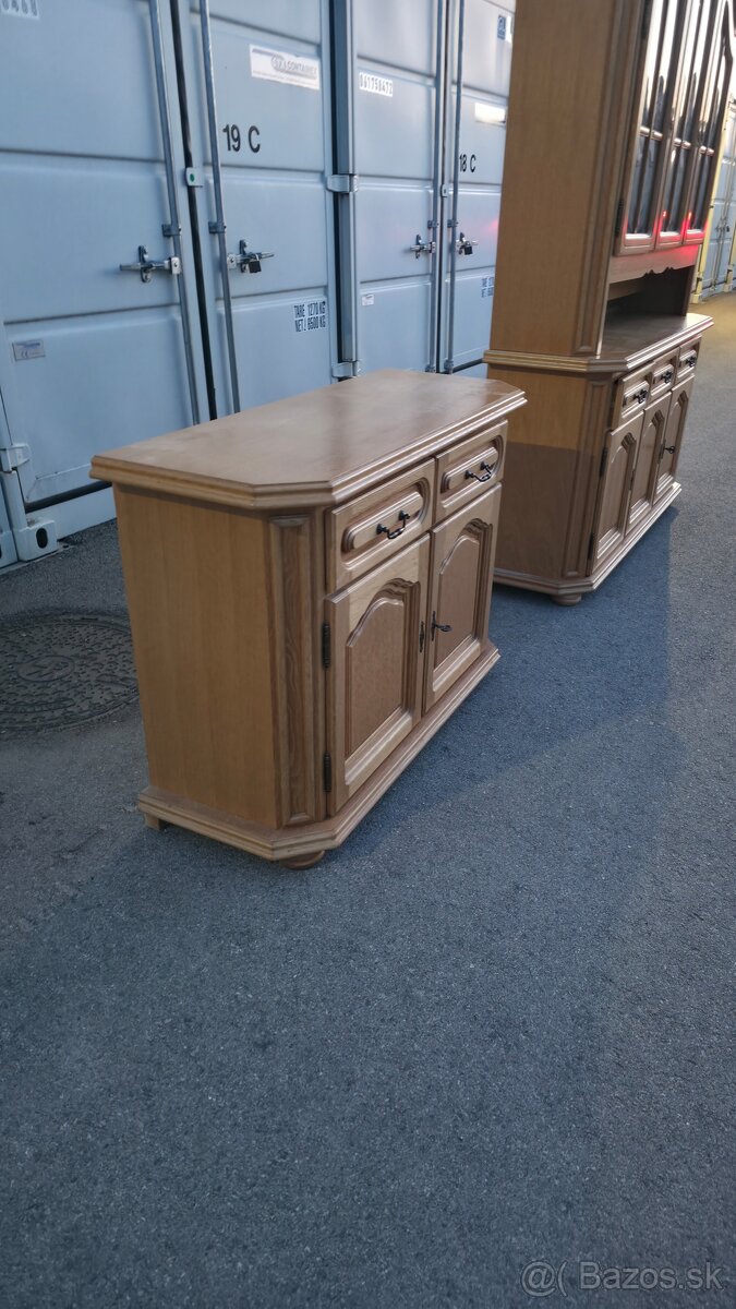 Rustikalna vitrina rustikalna komoda - 3