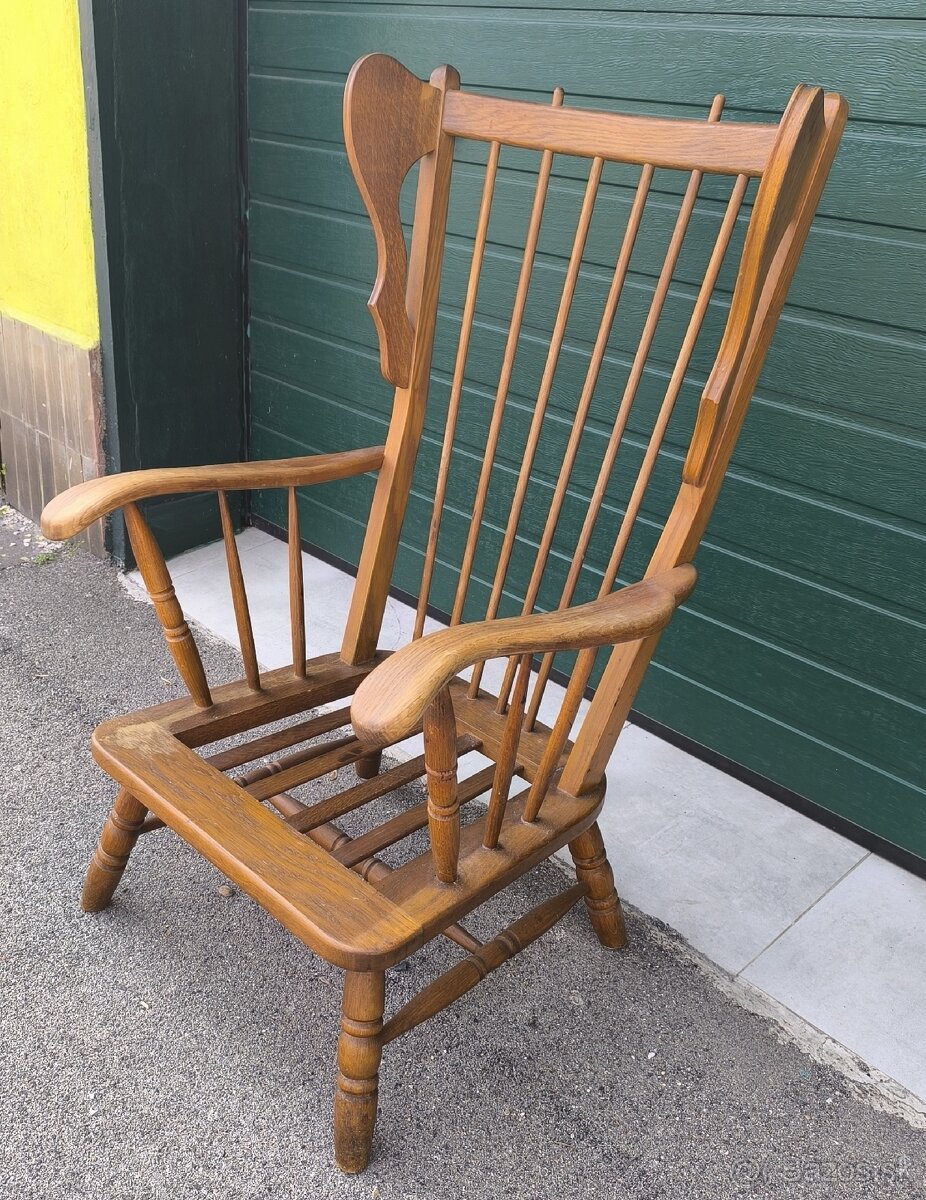 Drevene kreslo / usiak - 3