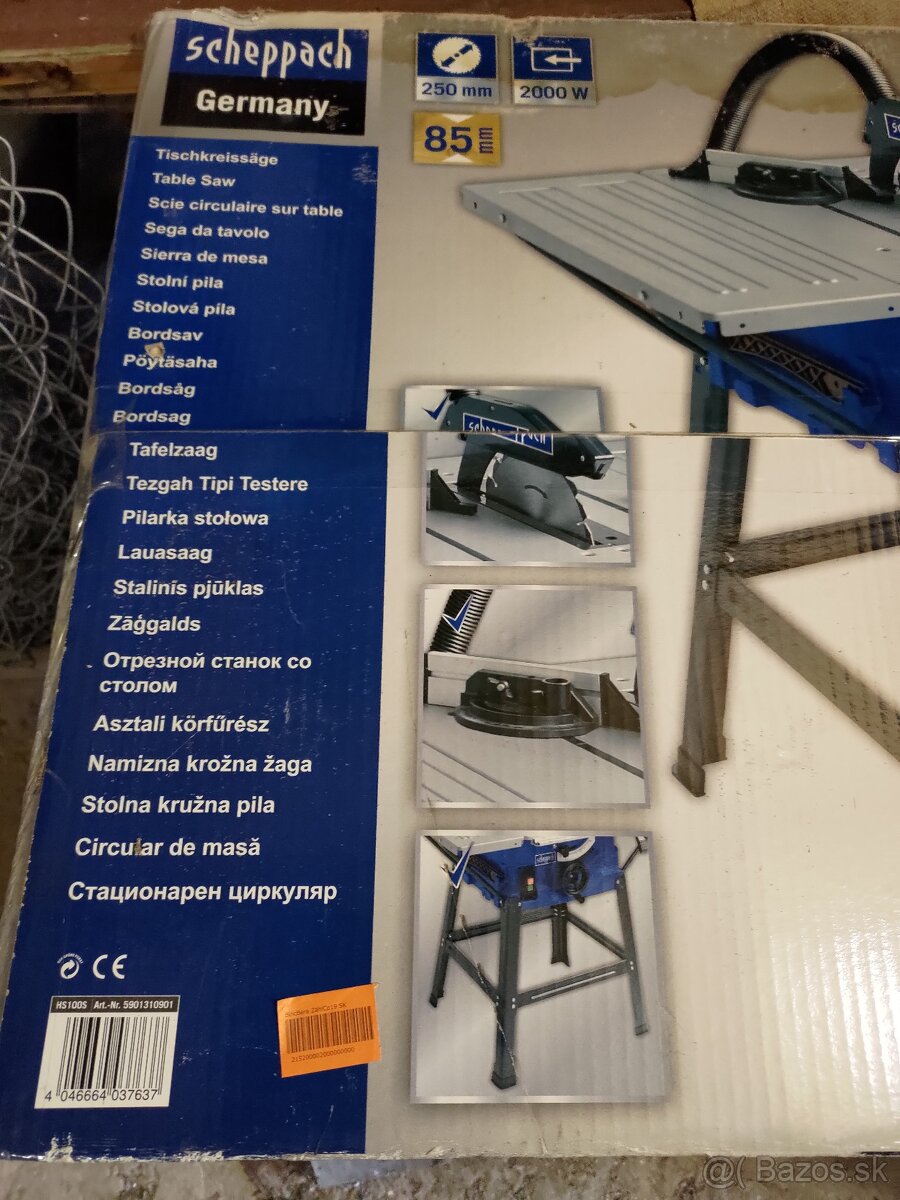 Stolná kružna píla -cirkular- - - - 3