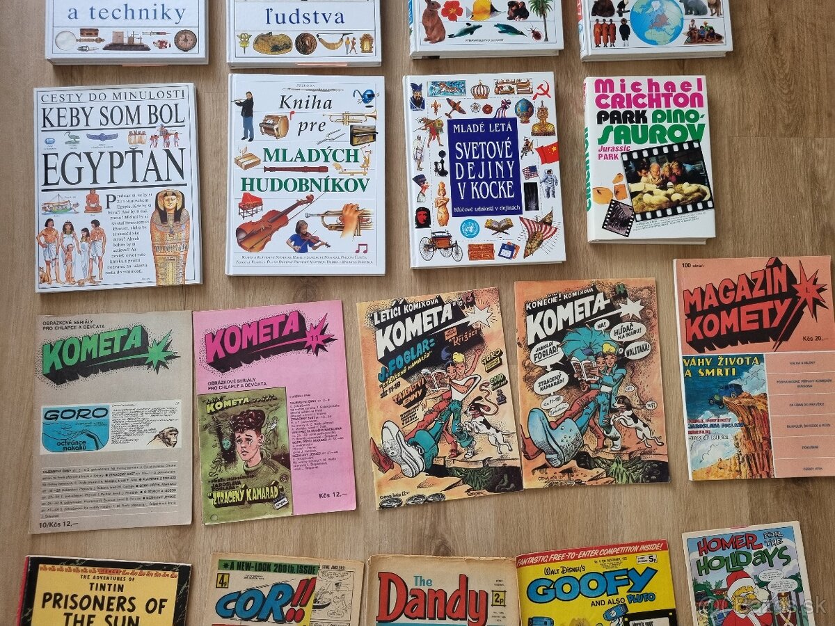 Detské encyklopédie a staré komixy - 3