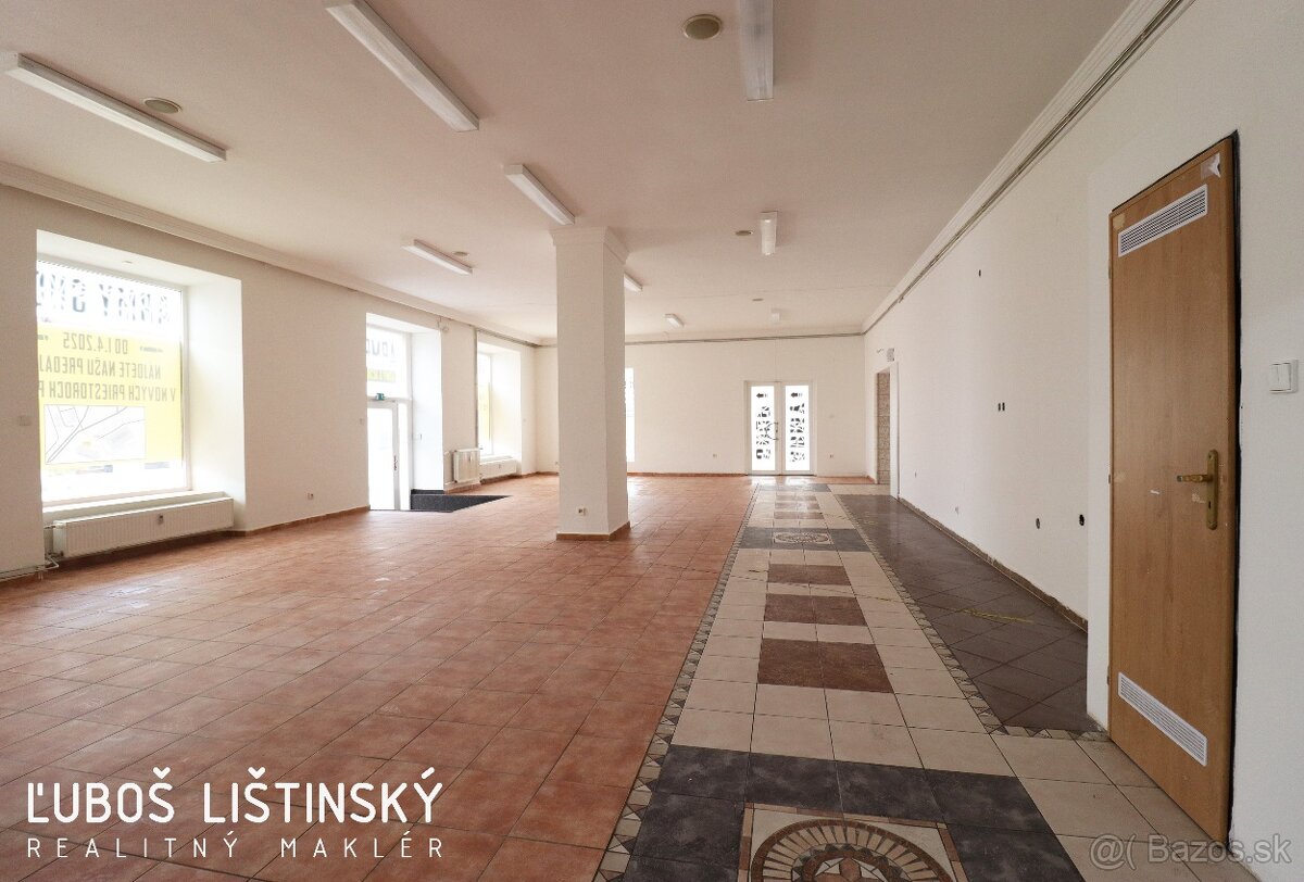 NA PRENÁJOM Obchodný priestor 100m2 na Námestí Sv. Egídia - - 3
