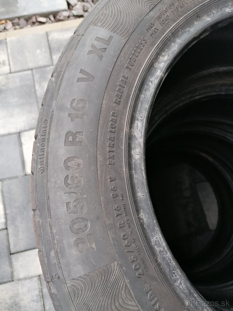 Letné pneumatiky continental 205/60R16 - 3
