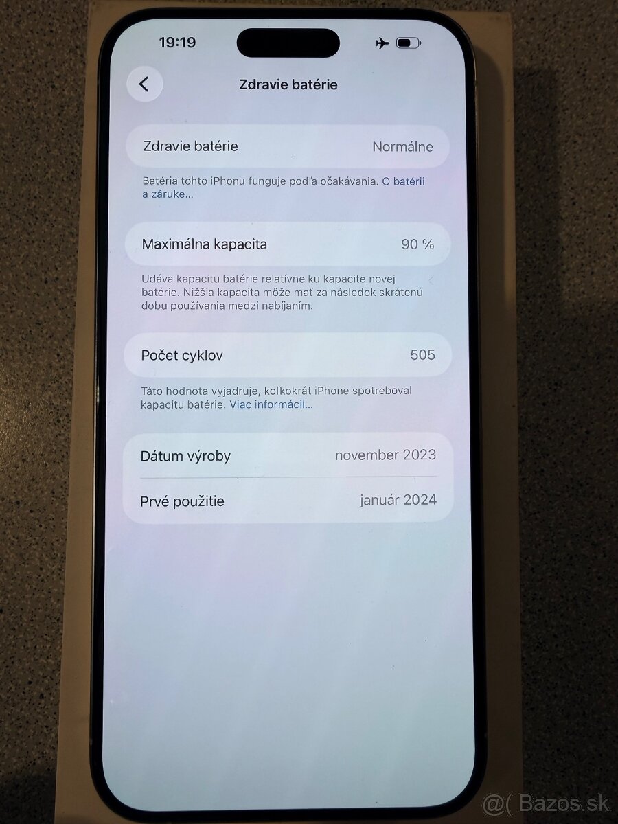 PREDÁM IPHONE 15 PRO MAX 256GB, White Titanium - 3