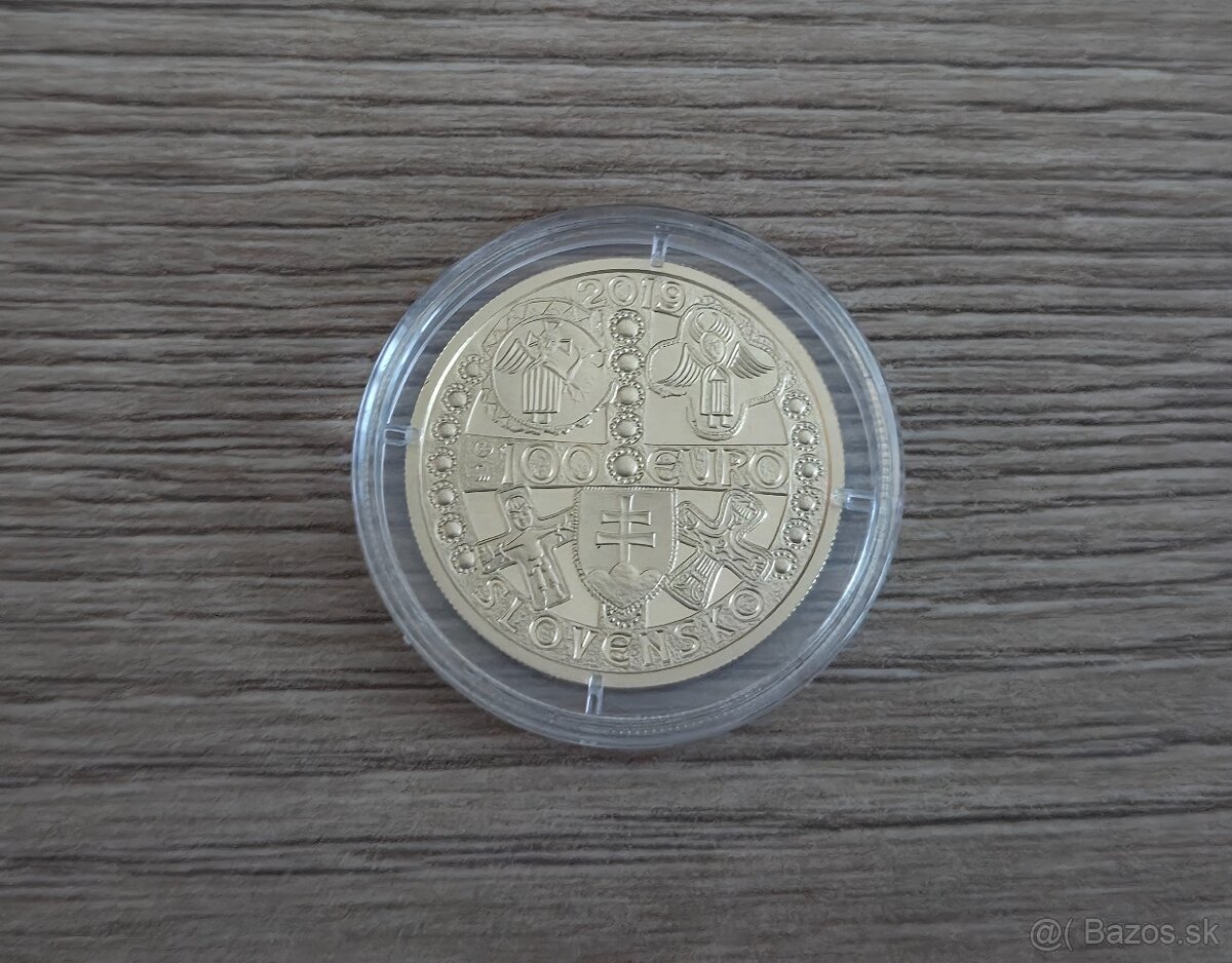 Zlatá zberateľská minca 100 € Mojmir I. 2019 - 3