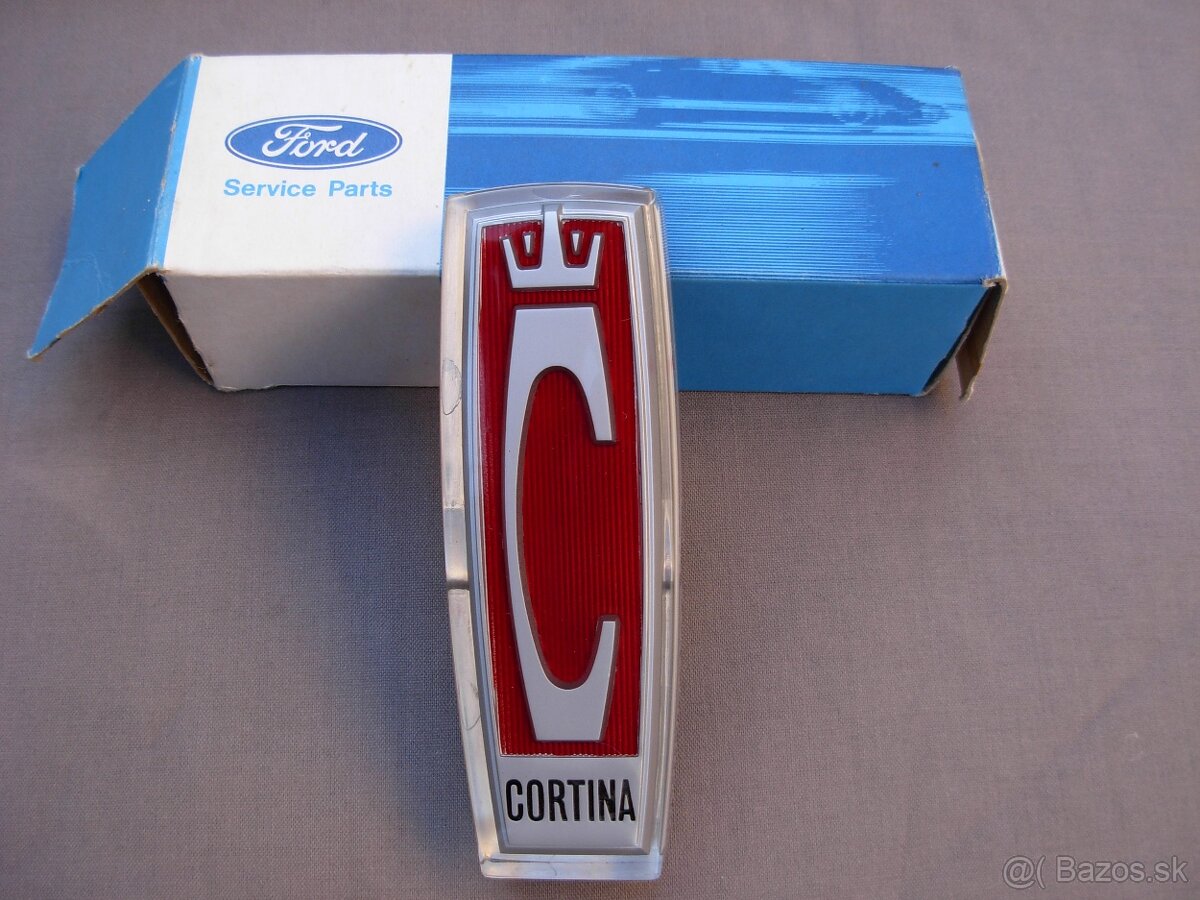 Ford Cortina Mk 3 labuť line 1 nepoužitý znak masky chladiča - 3