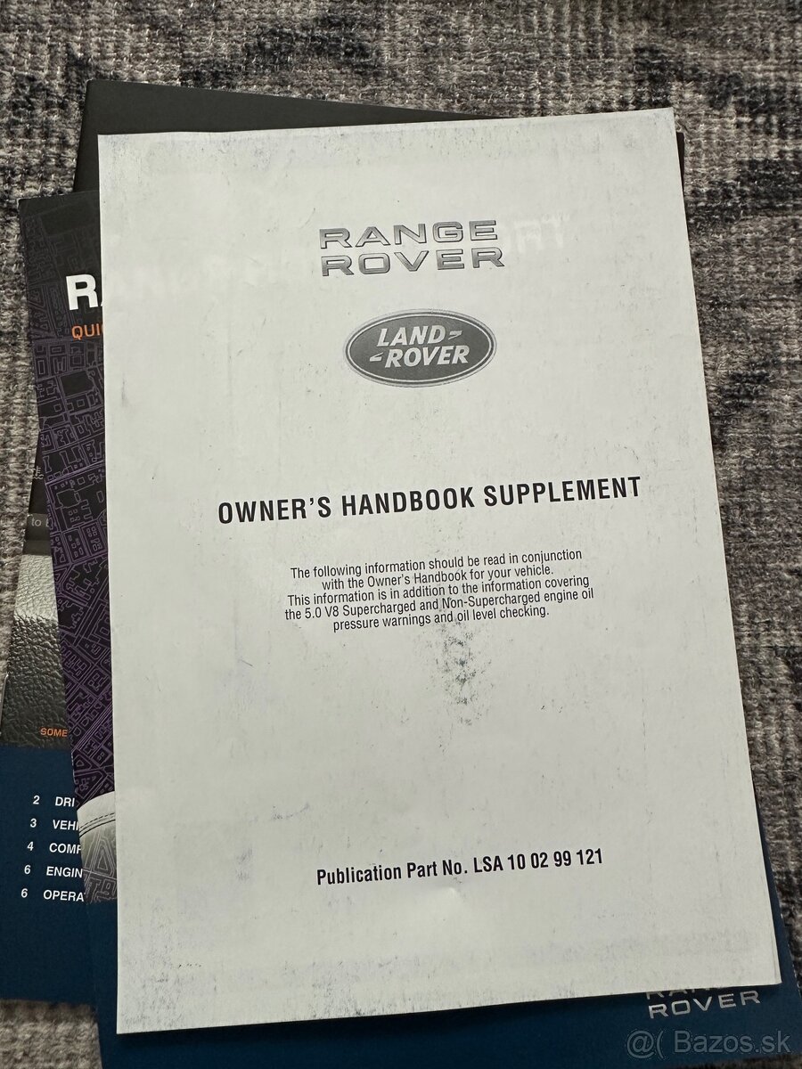 Príručka Range Rover Sport L320 - 3