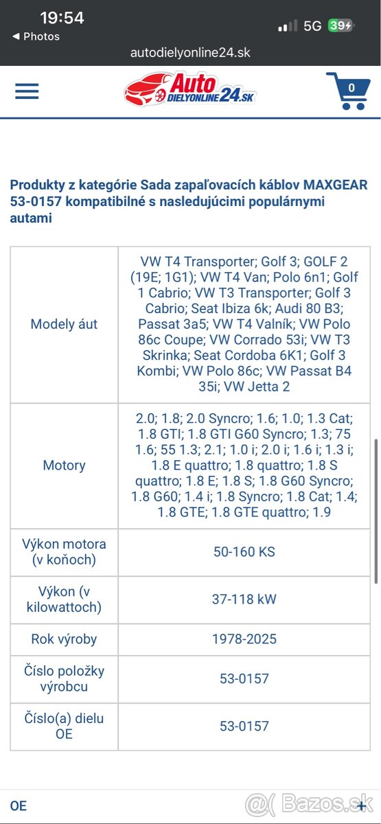 Zapaľovacie káble - 3