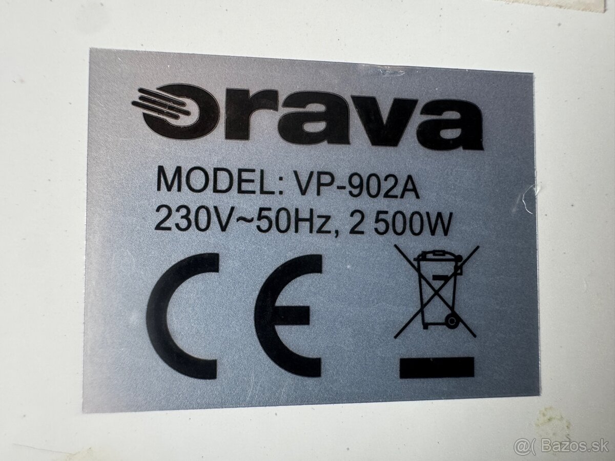 Elektrická dvojplatnička ORAVA, TYP: VP-902A - 3