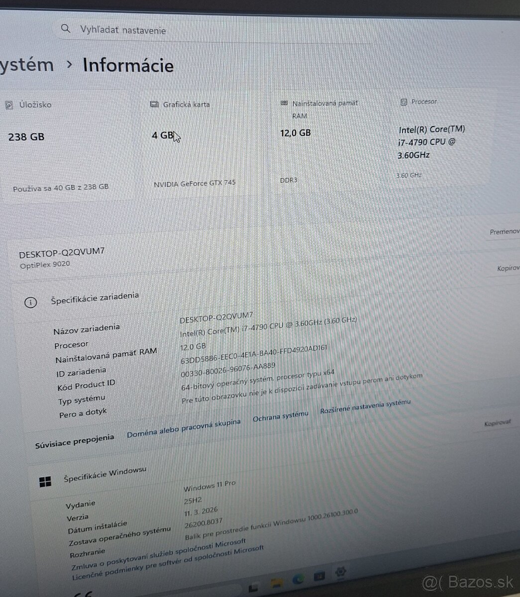 Predam pocitac Dell OptiPlex 9020 - 3