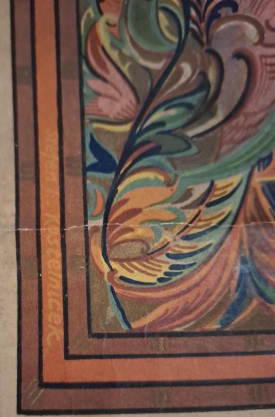 Originál litografia_Š.L.Kostelníček_ČSR_T.G.Masaryk - 3