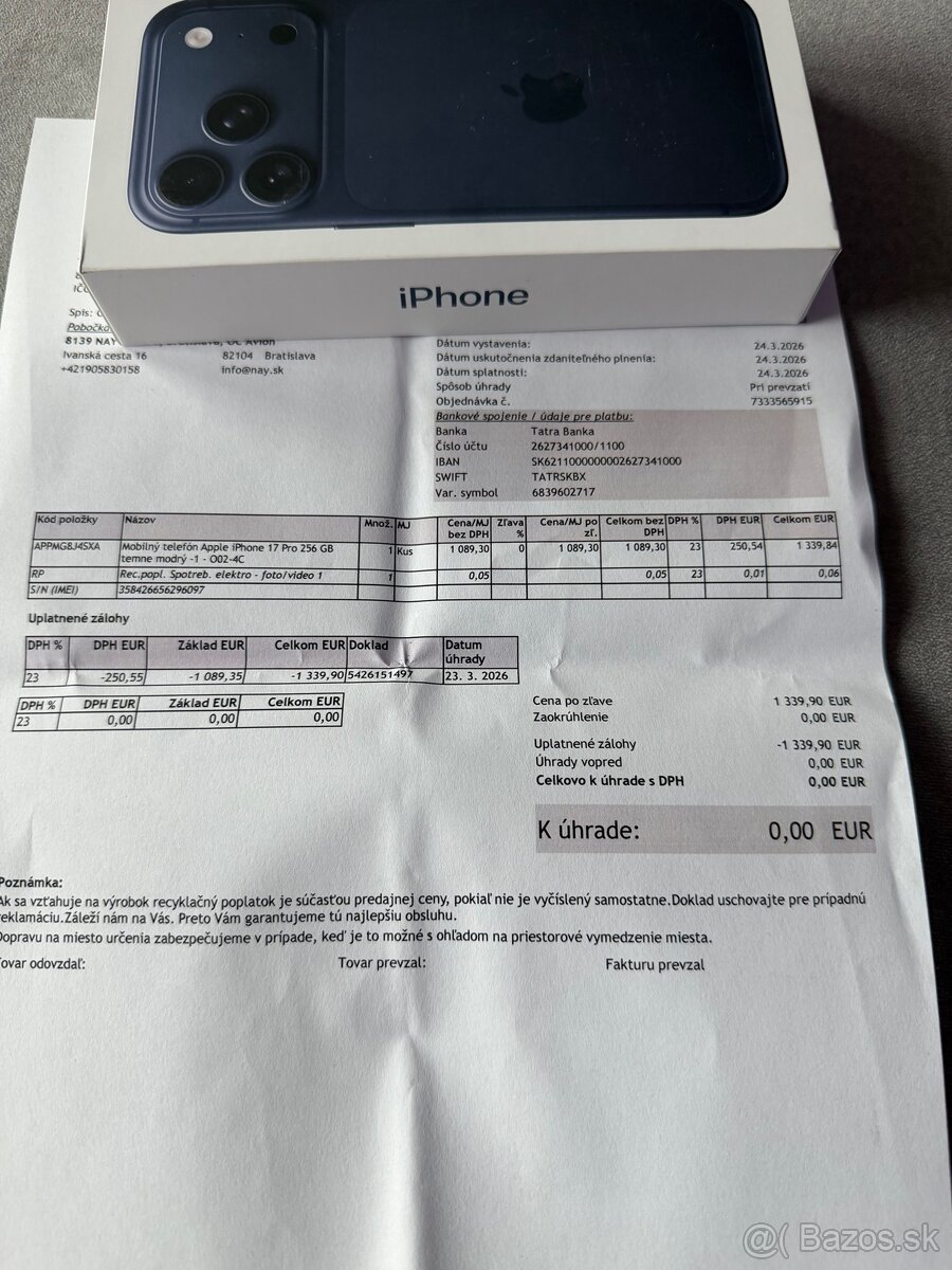 Iphone 17 pro 256gb blue - 3