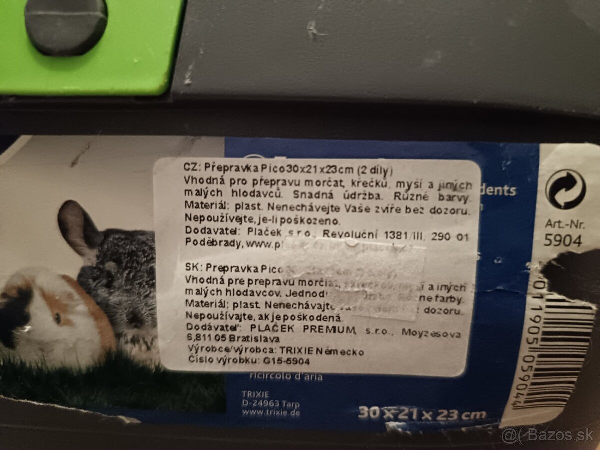 Prenosný box morča, zajac - 3