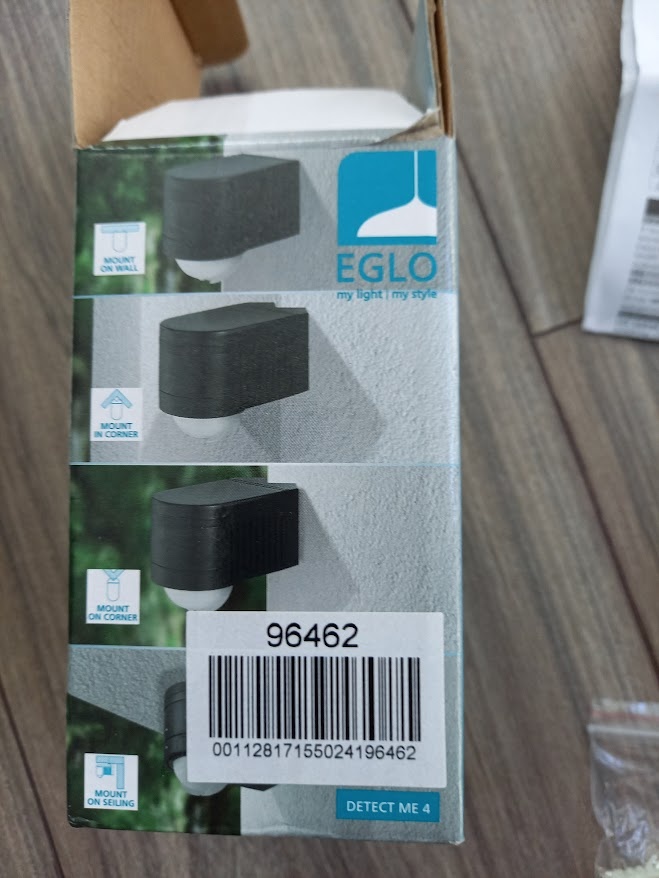 Vonkajší senzor pohybu EGLO- NOVÝ - 3