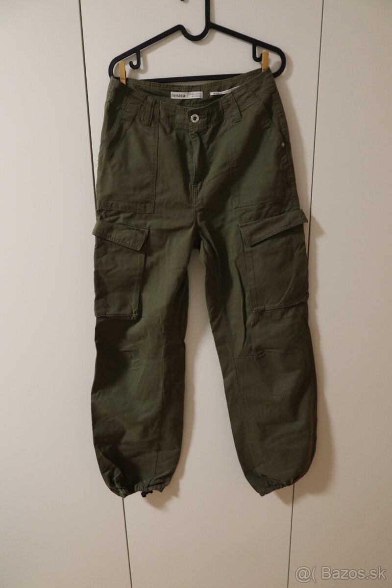 Nohavice s vreckami Bershka - 3