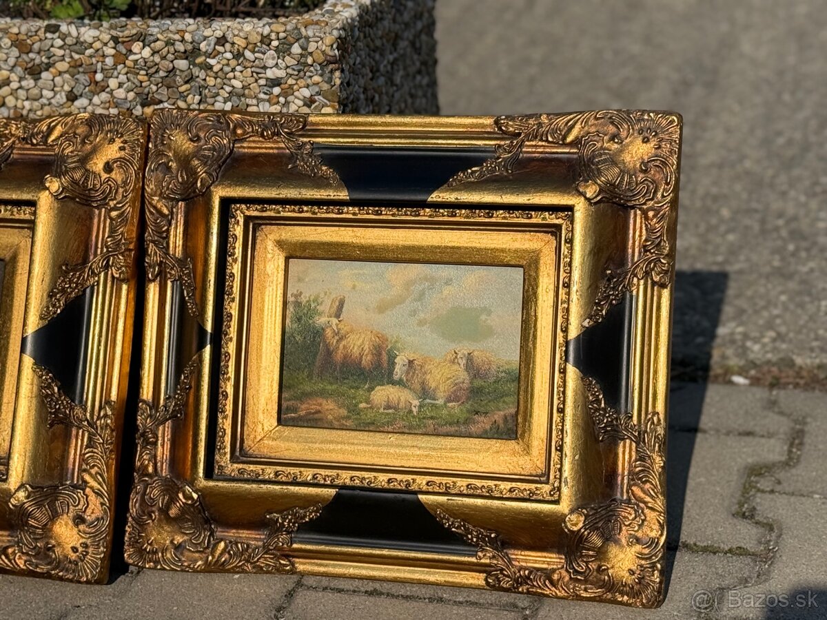 Starozitne luxusne obrazy (zvierata) - 3