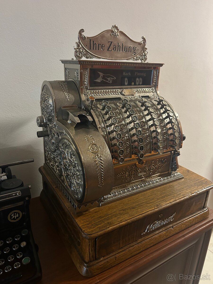 Starožitná mechanická pokladňa - 3