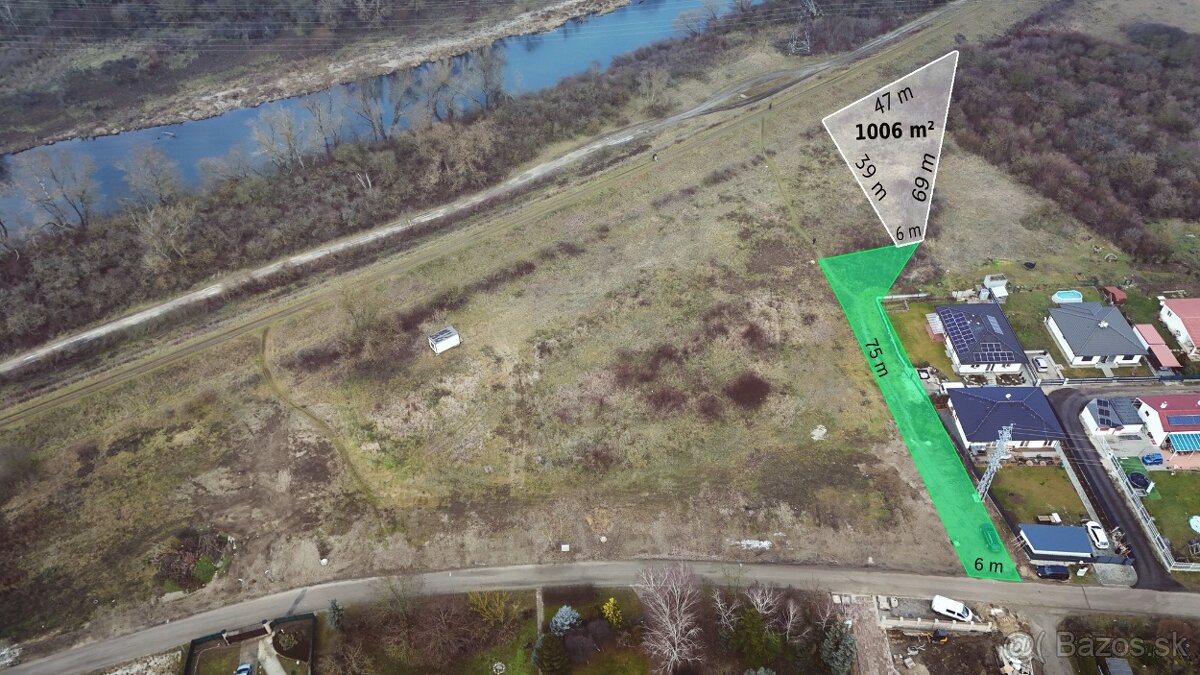 PREDAJ Stavebný pozemok, Zelená Voda, NMnV, 1006 m2 - 3