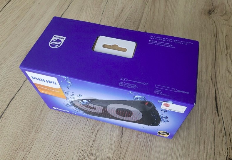 Prenosný reproduktor Philips TAS4807B, čierny, 10W - 3
