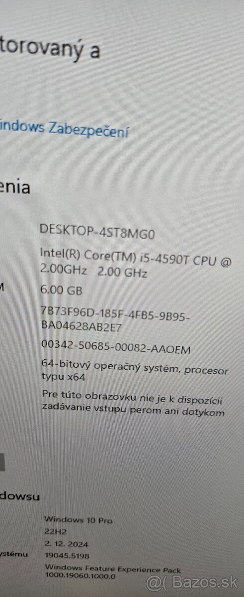 Predam PC zostavu DELL 9020M - 3