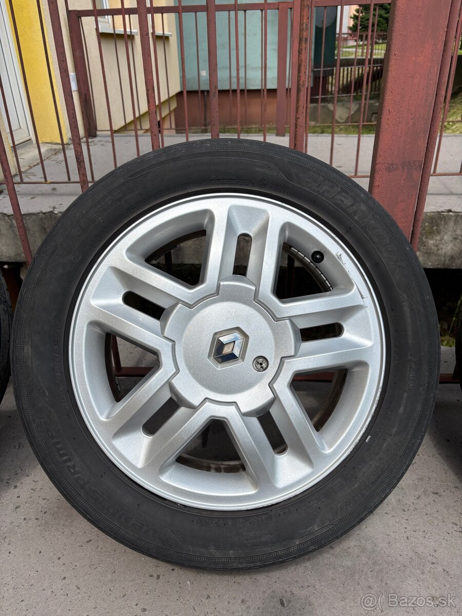 Predám disky Renault 4x100 R16 205/55 - 3