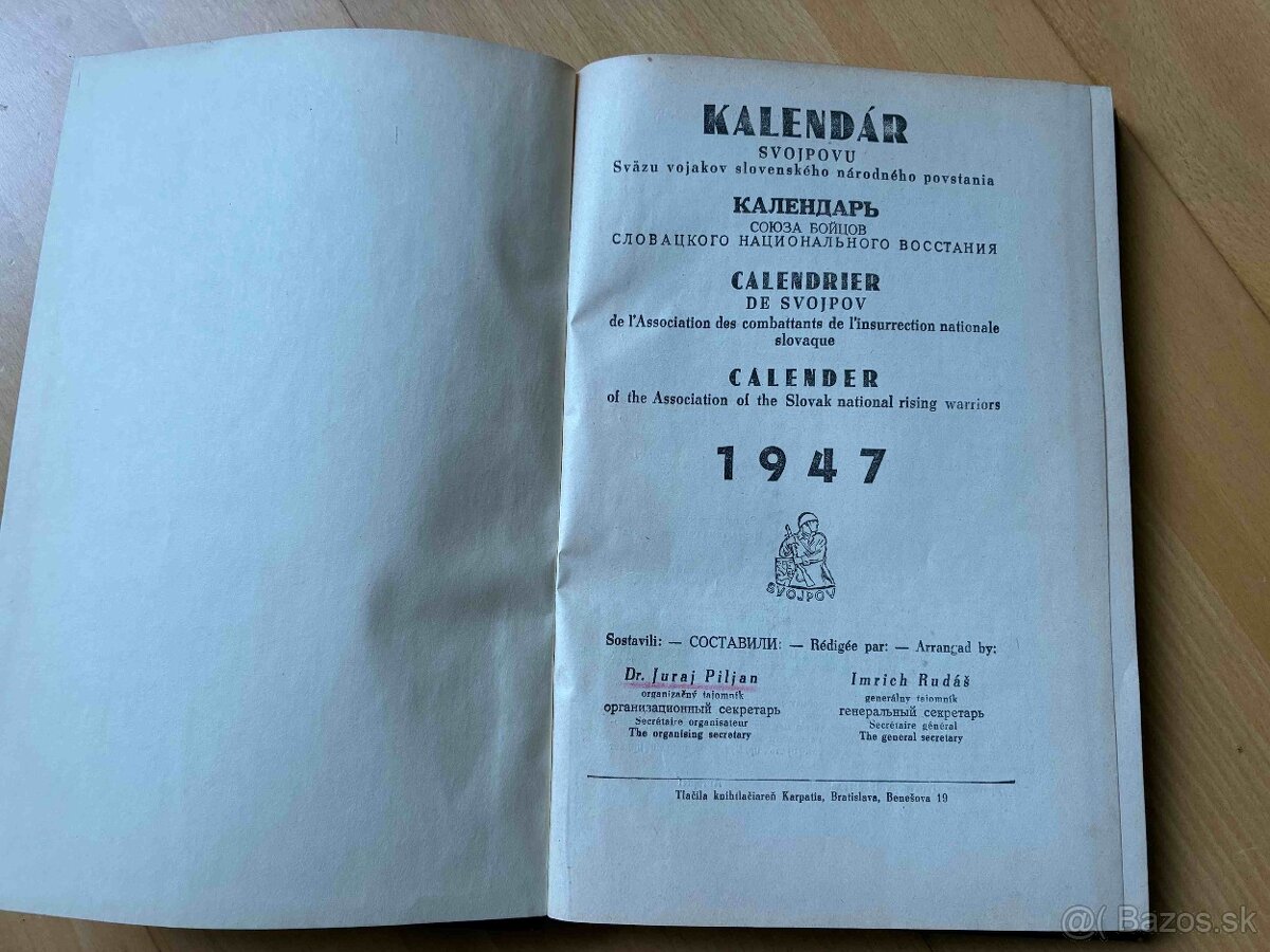 Kalendár SNP 1947 - 3