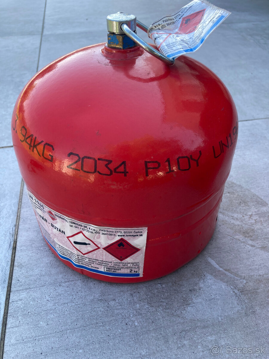 Predám propan-butanové 2 kg fľaše - 3