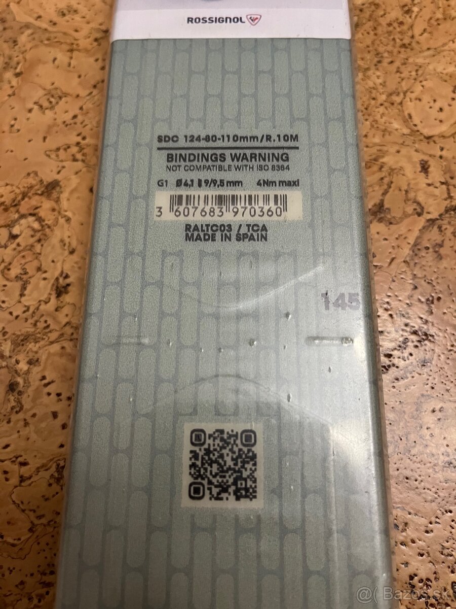 Damske skialpove lyze Rossignol 80mm/145cm a pasy - 3