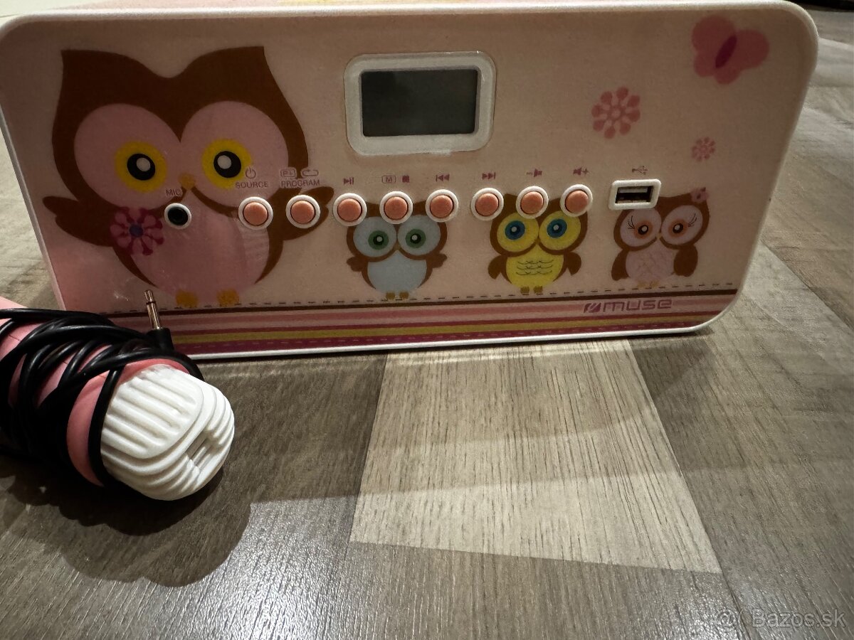 Rádio s CD prehrávačom a mikrofónom - 3