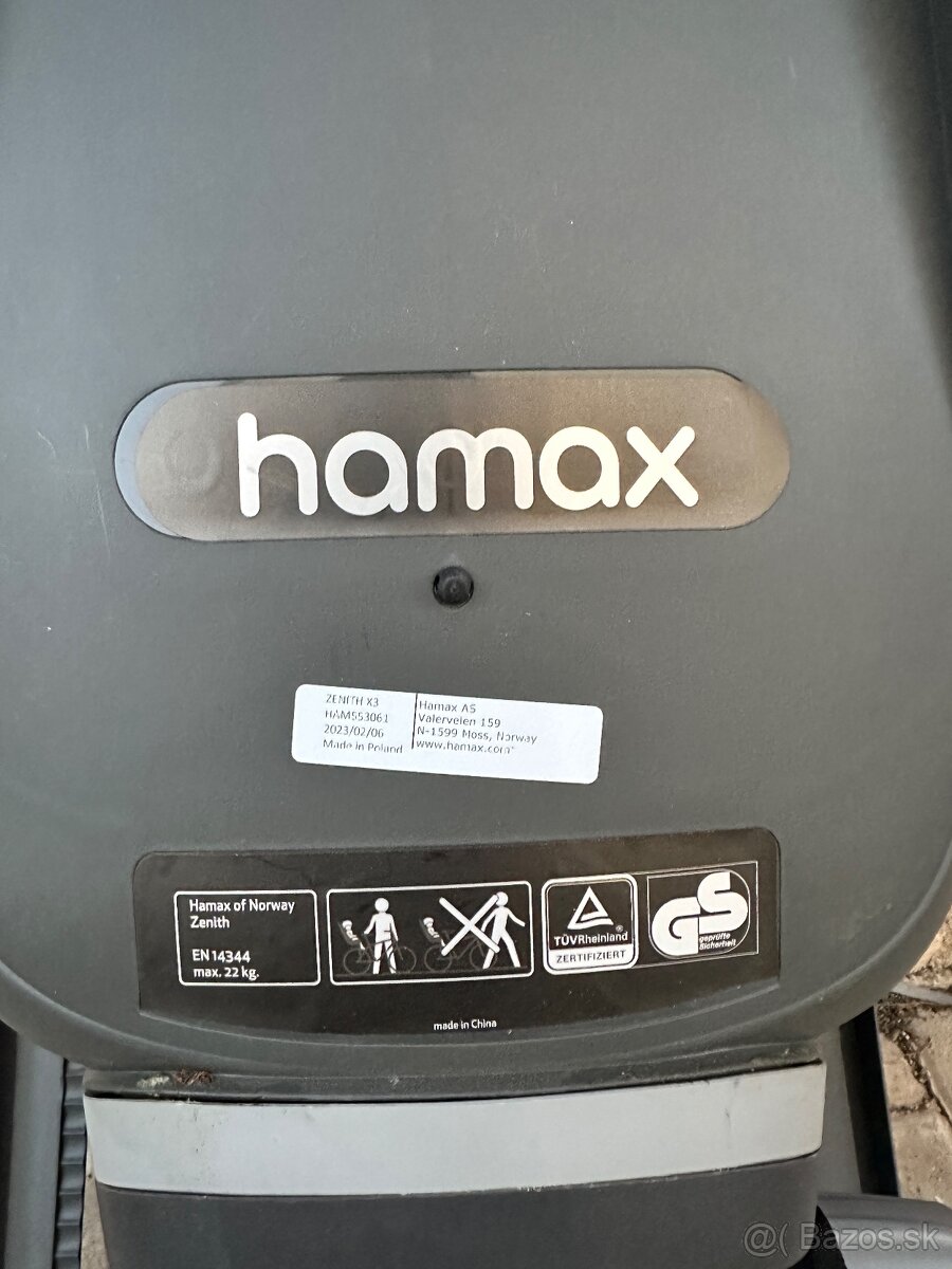 Cyklosedacka hamax zenith relax plus - 3