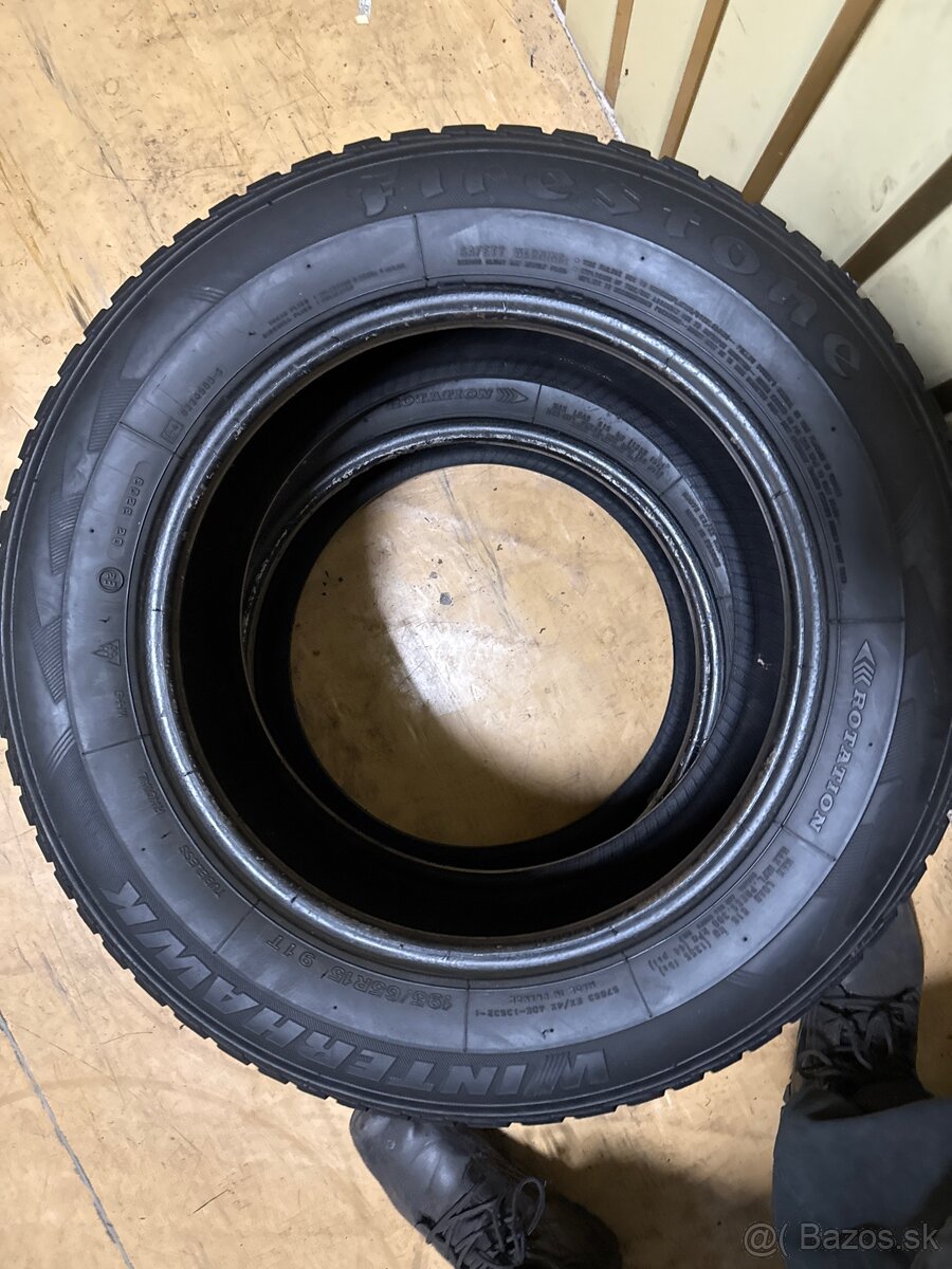 Zimné pneu 195/65R15 2 ks viem aj prezuť - 3