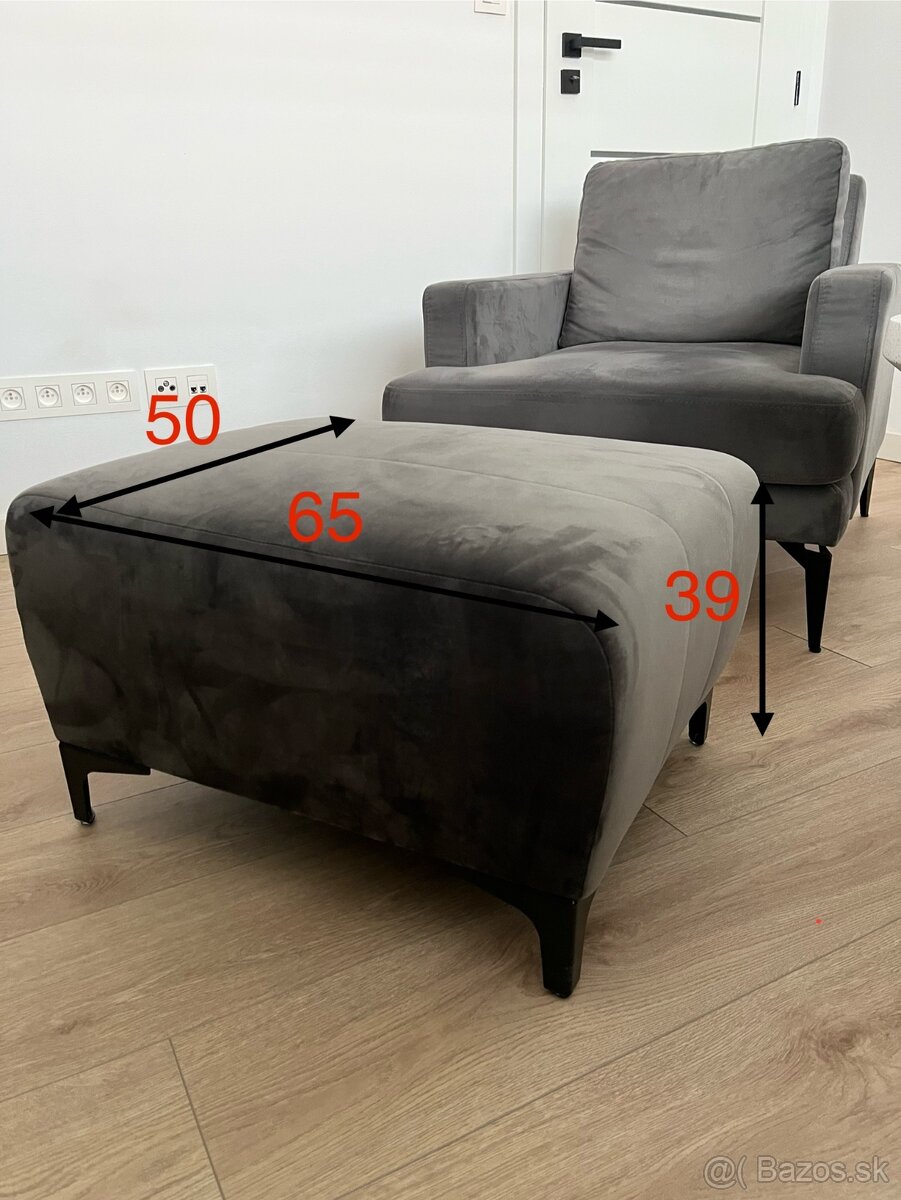 Kreslo a taburet - 3