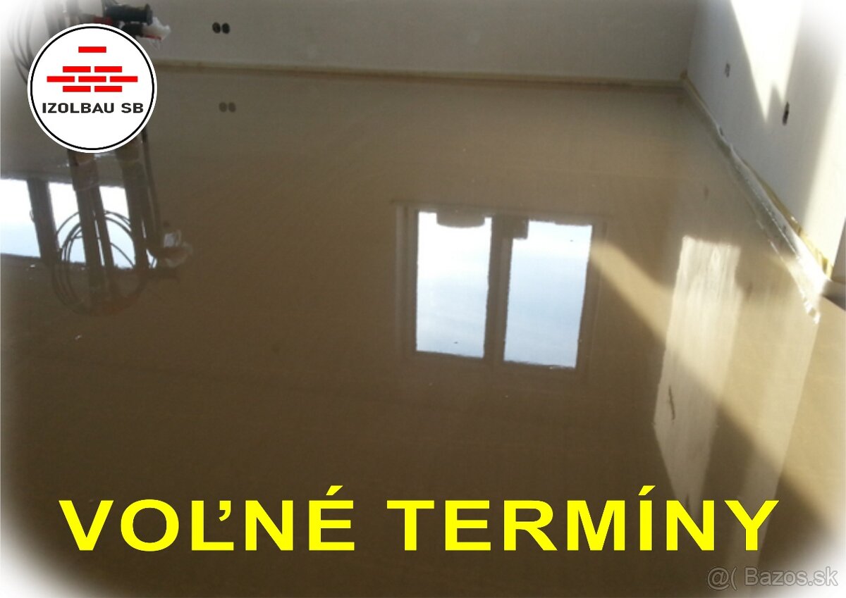 ANHYDRITOVE POTERY - PODLAHY ...VOĽNÉ TERMÍNY +++8 - 3