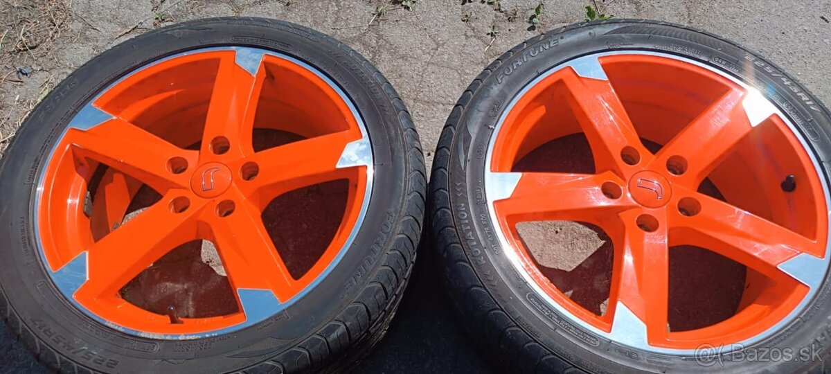 5x112 R17 Rondell 01r, R17 disky, letné pneumatiky - 3