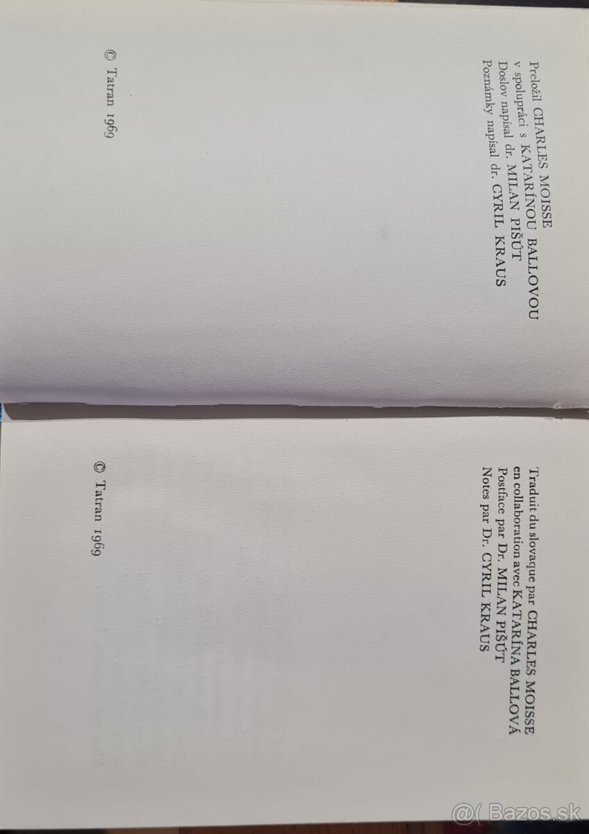 Andrej Sládkovič Marína slovensky/francúzsky - 3