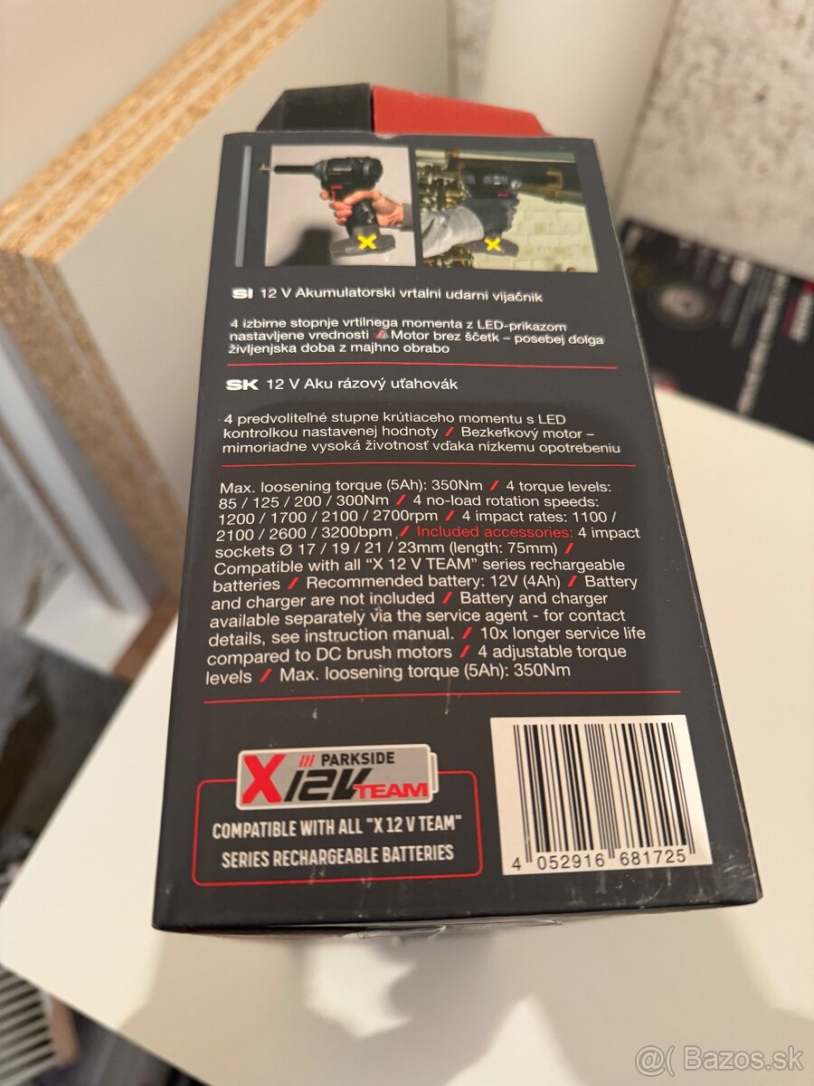 Parkside performance 12V razovy utahovak - 3