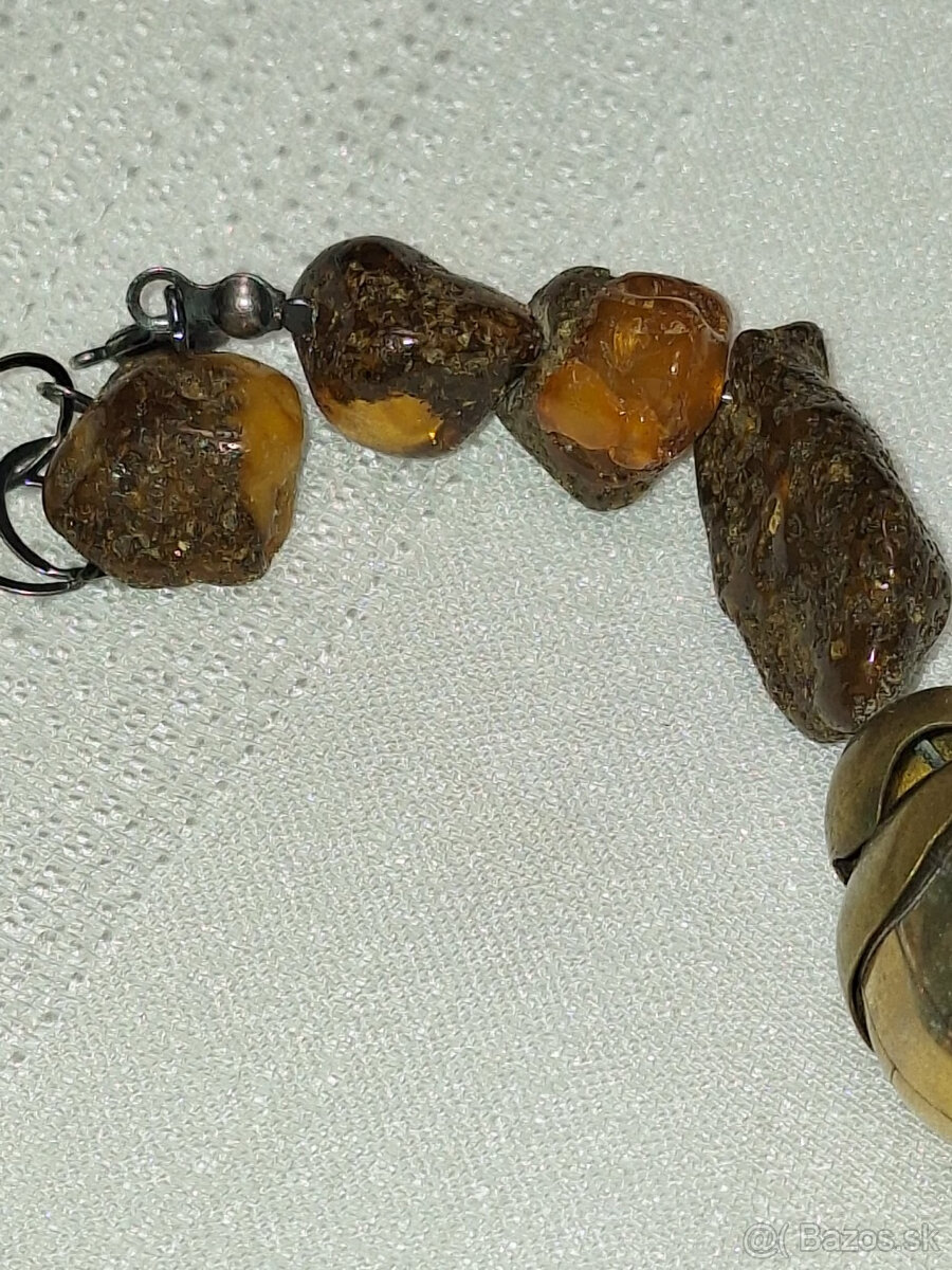 STARÝ JANTÁROVÝ NÁHRDELNÍK - 3